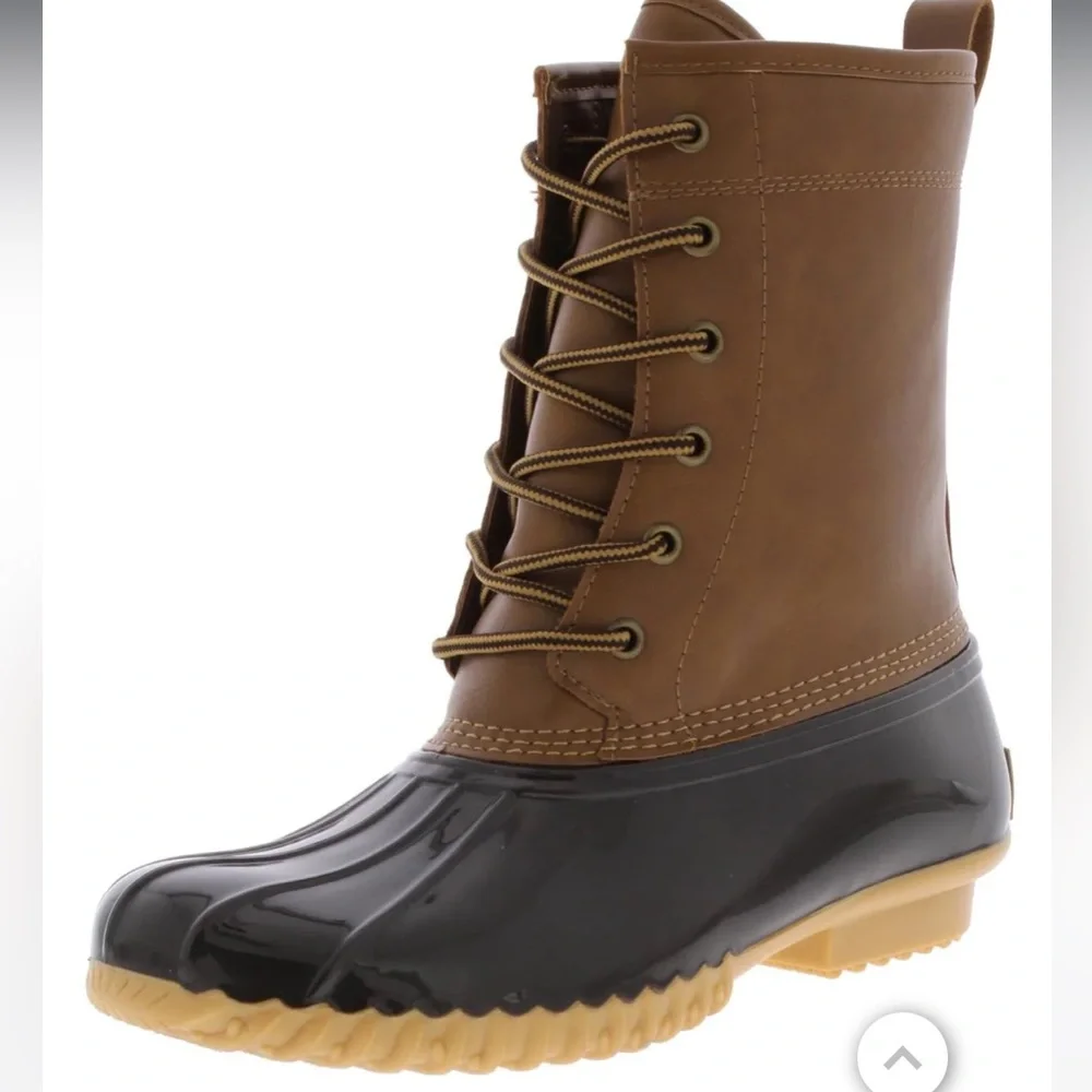 Sporto Ariel Mid Calf Duck Rain Boot Size 8